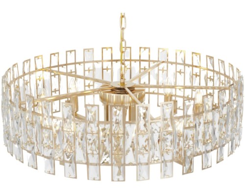Подвесная люстра Florina LDP 7041-800 F.GD Lumina Deco