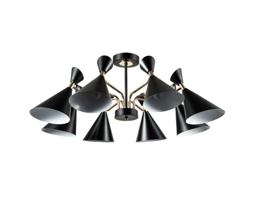 Потолочная люстра Wellington A2711PL-8BK Arte Lamp