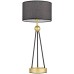 Интерьерная настольная лампа Belforte LDT 5527 GD+BK Lumina Deco