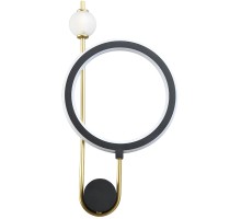 Бра Corida CORIDA AP25W LED BLACK/GOLD Crystal Lux