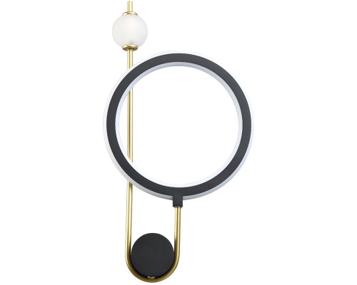 Бра Corida CORIDA AP25W LED BLACK/GOLD Crystal Lux