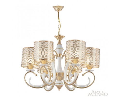 Подвесная люстра Florentia-1237 301237/6 Wh/Gd Arte Milano