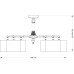 Потолочная люстра MERANO ABAŻUR MER-PL-6(P/A) Kutek