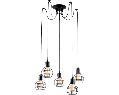 Подвесной светильник Spider A1109SP-5BK Arte Lamp