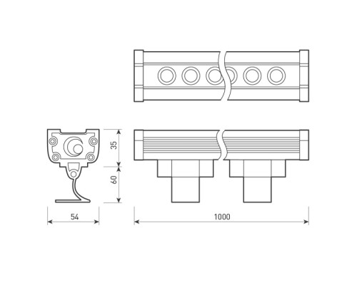 Прожектор уличный LINE WALLWASHER 024305 Arlight