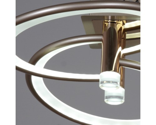 Потолочная люстра  09253-0.3-4S Champaign silver Reluce