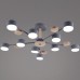 Потолочная люстра  03758-0.3-10 GREY+WOOD GX53 Reluce