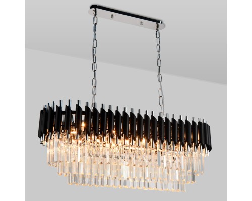Подвесная люстра Darian DARIAN 76017/8C CHROME BLACK Natali Kovaltseva