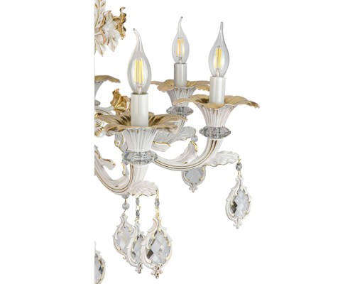 Подвесная люстра CLEOPATRA CLEOPATRA SP8 WH+GL AM Group