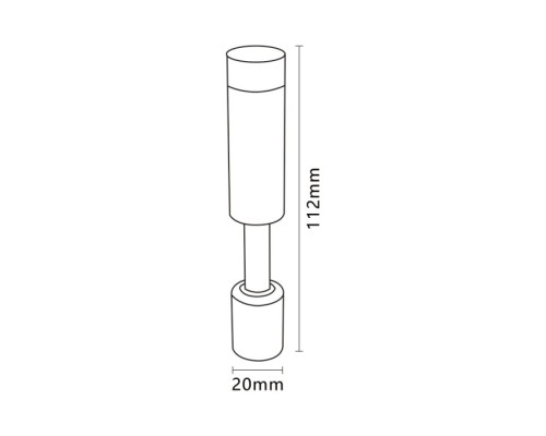 Накладное крепление Trace 48V CLT 0.217 02 BL Crystal Lux