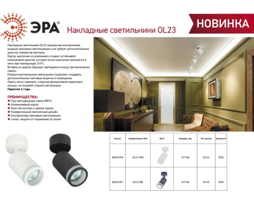 Спот  OL23 BK ЭРА