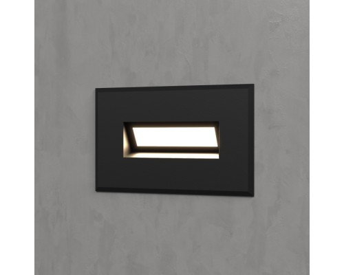 Встраиваемый светильник уличный Step 7 MRL LED 1109 чёрный Elektrostandard