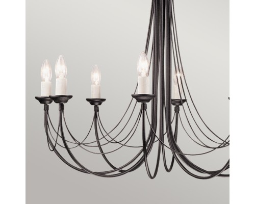 Подвесная люстра Carisbrooke CB8-BLACK Elstead