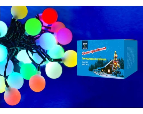 Гирлянда  ULD-S0500-030/DGA RGB IP20 RAINBOW-1 Uniel