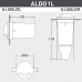 Встраиваемый светильник уличный Aldo 1L1.000.000.LXZ1L Fumagalli