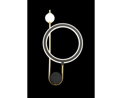 Бра Corida CORIDA AP25W LED BLACK/GOLD Crystal Lux