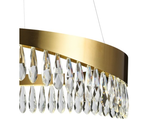 Подвесная люстра  LED LAMPS 81356 GOLD SATIN Natali Kovaltseva