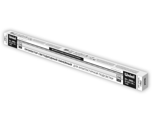 Архитектурная подсветка  ULF-L52-36W/2700K/L100 220V IP65 SILVER Uniel
