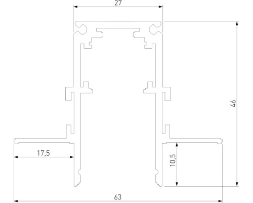 Шинопровод Slim Magnetic 85209/00 Elektrostandard