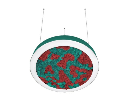 Подвесной светильник Aura Moss DL600S54NW Moss RAL6033 бирюзовый-красный Donolux