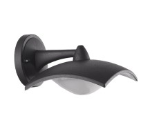 Настенный фонарь уличный  ULU-S10A-8W/4000K IP54 BLACK Uniel