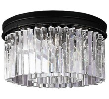Потолочная люстра 1920s Odeon KR0387C-6B/P black/clear DeLight Collection