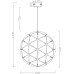 Подвесной светильник Amber FR5099PL-L45CH Freya