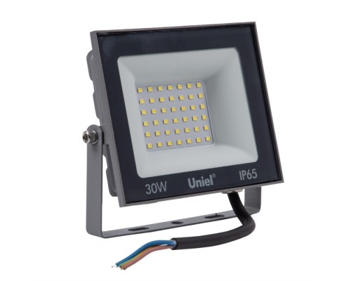 Прожектор уличный  ULF-F23-30W/6500K IP65 160-240V GREY Uniel