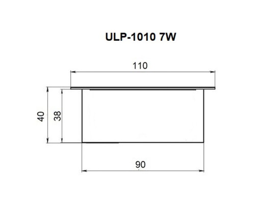 Точечный светильник Grilyato Mini ULP-1010 42W/4000К IP40 GRILYATO OPAL WHITE KIT06 Uniel