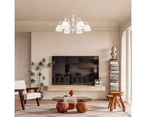 Подвесная люстра AM343837 347837/6 WT+G Arte Milano
