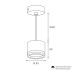Подвесной светильник Wsl-Gx53 WSL-GX53/P06W Wolta