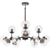 Потолочная люстра Zodiak LDP 160-12 BK+PR Lumina Deco