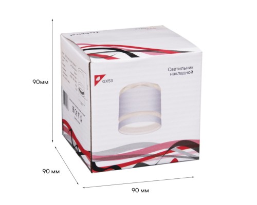 Точечный светильник  53001-9.5-001LD GX53+LED3W WT Reluce