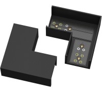Угловой коннектор питания Accessories for tracks Elasity TRA160CL-11B Maytoni