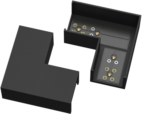 Угловой коннектор питания Accessories for tracks Elasity TRA160CL-11B Maytoni