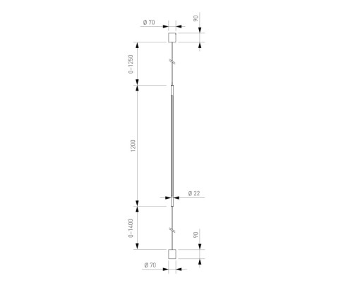 Подвесной светильник Thrust 604051 LED 4000К черный Eurosvet