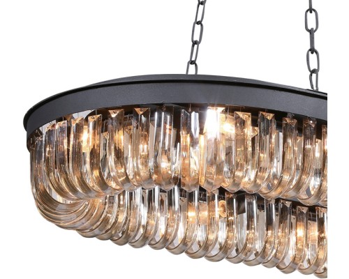 Подвесная люстра Crystal Black KR0295P-12 black DeLight Collection