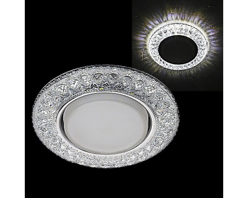 Точечный светильник  53212-9.0-001MN GX53+LED5W WH Reluce