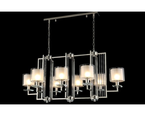 Подвесная люстра Nicolas NICOLAS SP8 L1000 GOLD/WHITE Crystal Lux