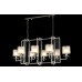 Подвесная люстра Nicolas NICOLAS SP8 L1000 GOLD/WHITE Crystal Lux