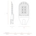 Уличный консольный светильник Трасса ДКУ04-100-102-2К ШБ140х60 Wolta