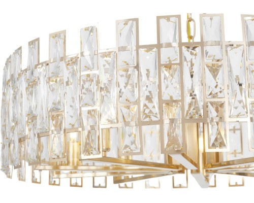 Подвесная люстра Florina LDP 7041-800 F.GD Lumina Deco