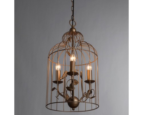 Подвесной светильник Gabbia A1865SP-3BG Arte Lamp