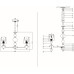 Подвесная люстра Amelia LH1037/6P-NK-WT Lumien Hall