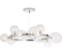 Подвесная люстра Agata AGATA SP15 V2 CHROME/TRANSPARENTE Crystal Lux