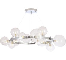 Подвесная люстра Agata AGATA SP15 V2 CHROME/TRANSPARENTE Crystal Lux