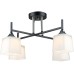Потолочная люстра Semel WD3640/4C-BK-CR-WT Wedo Light