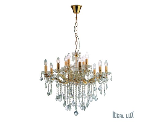 Подвесная люстра Florian FLORIAN SP12 ORO Ideal Lux