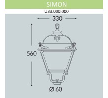 Плафон Simon U33.000.000.VXH27 Fumagalli