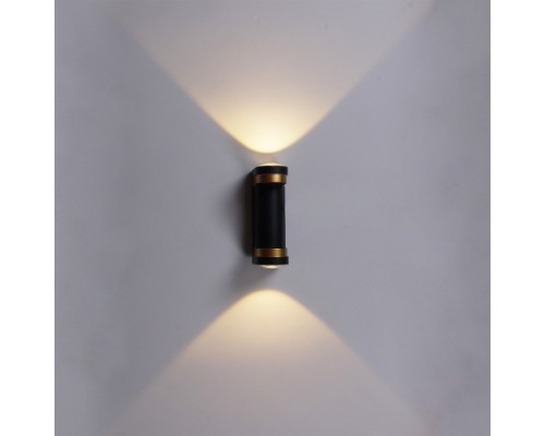 Архитектурная подсветка  86814-9.2-002TL COB2*3W  BK+GD Reluce